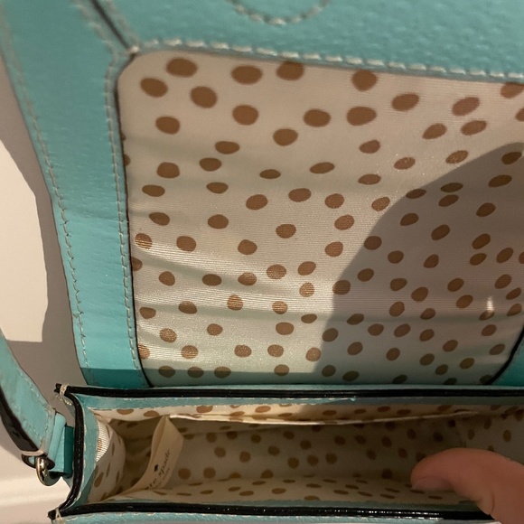 Kate Spade Flynn Wellesley Teal/Fiji Leather Cross - Picture 4 of 5